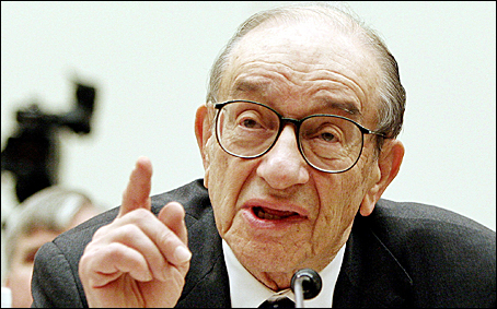 Alan Greenspan Pointing Meme Template