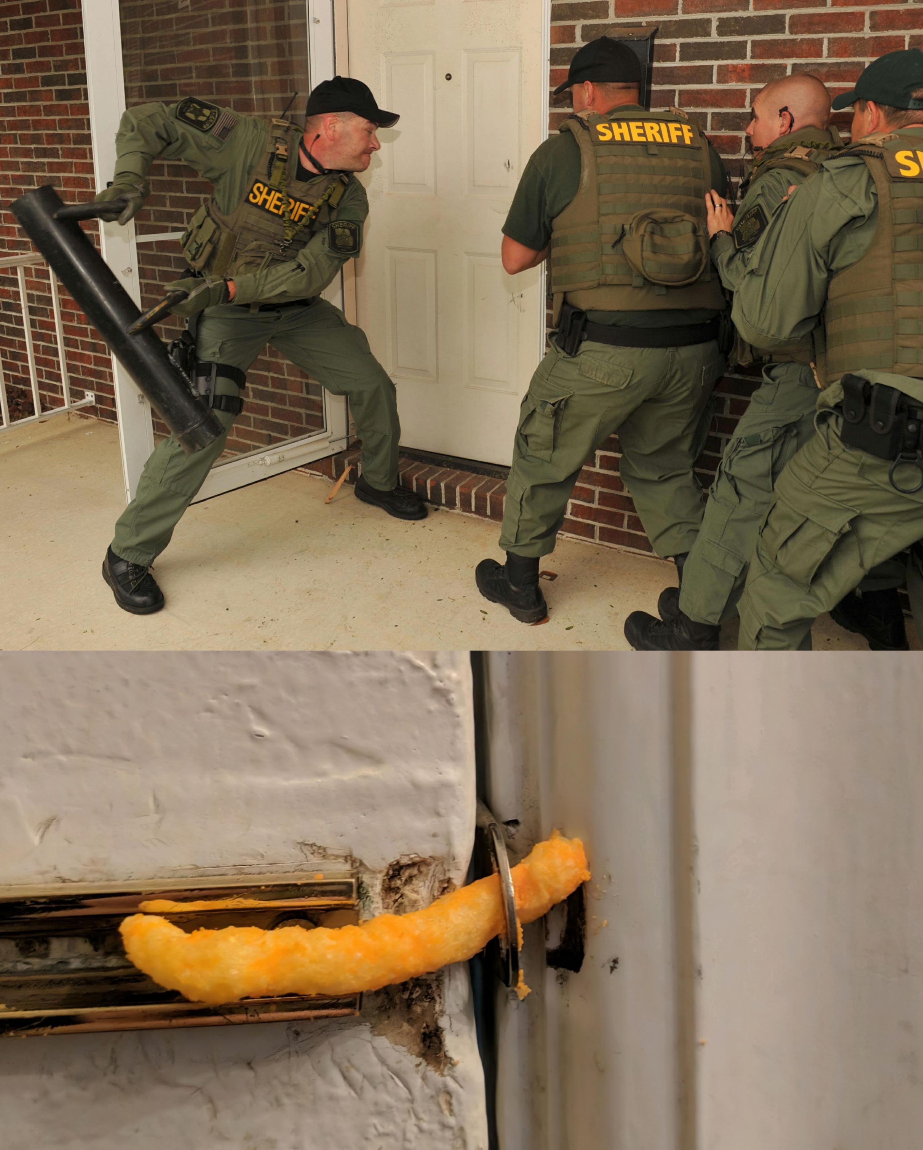 Cheeto Lock Meme Template