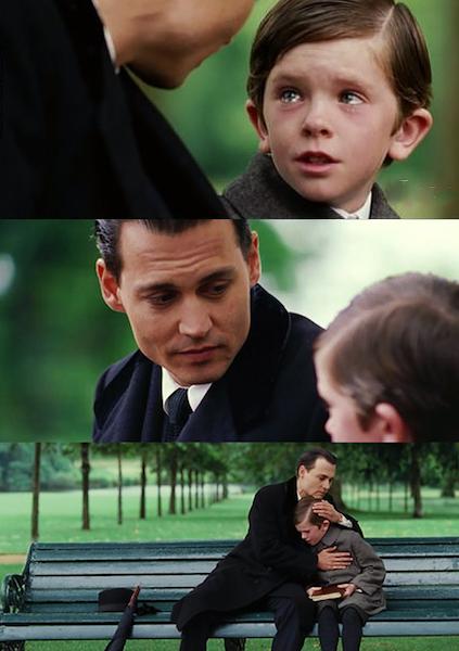 Finding Neverland Crying Meme Template