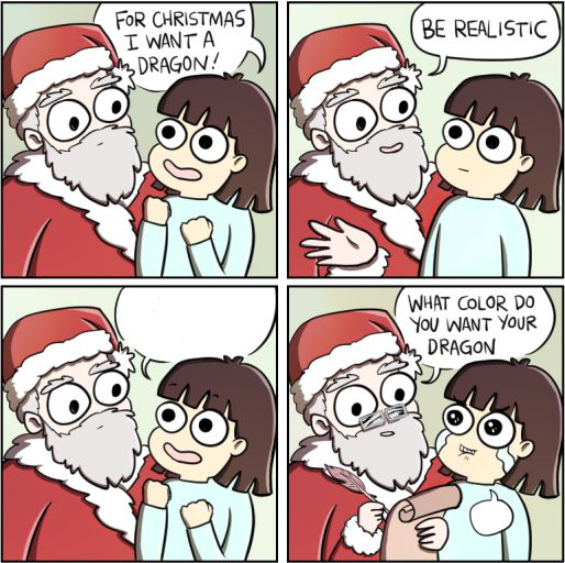 I Want a Dragon Meme Template
