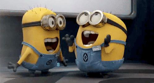 Minions Laughing Meme Template