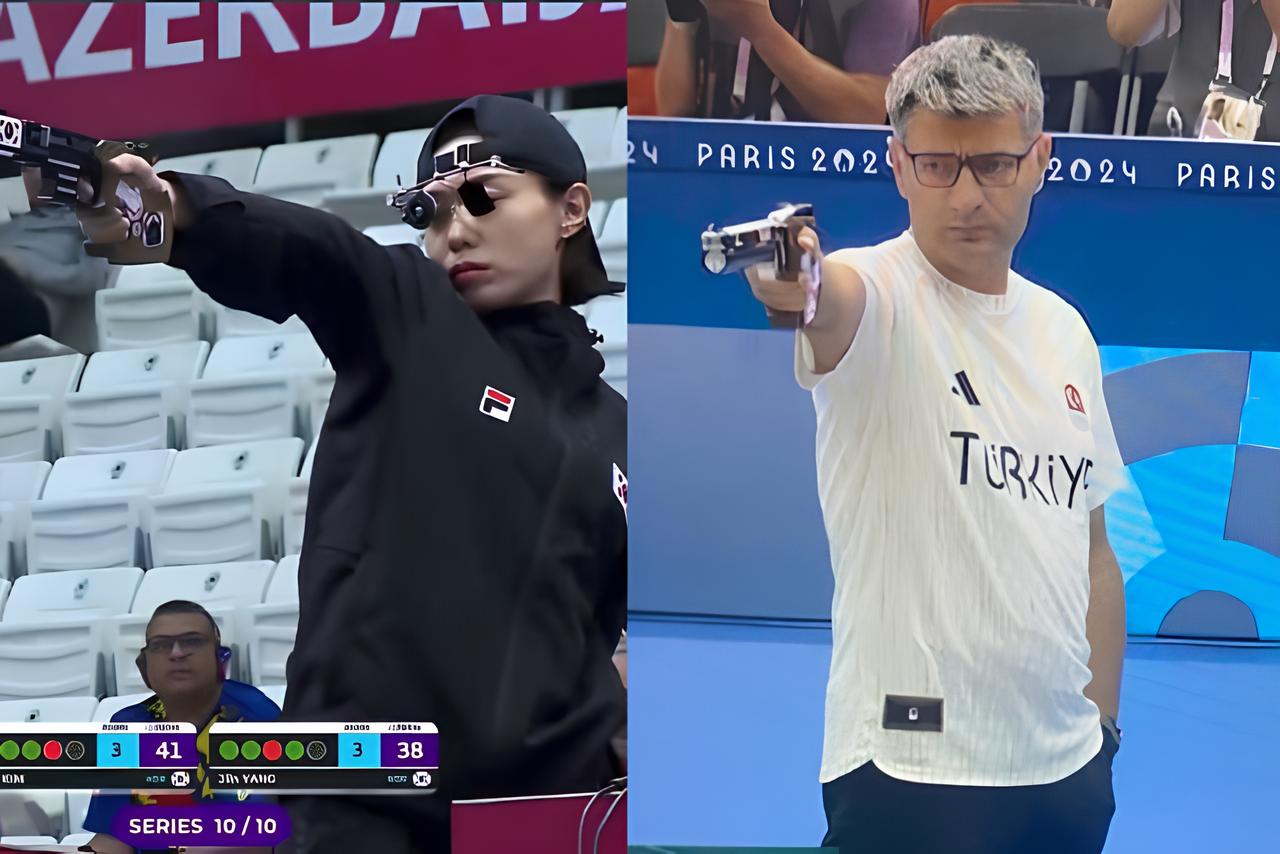 Olympic Shooters Comparison Meme Template