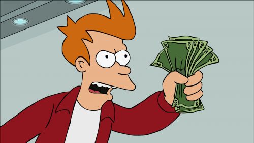 Shut Up and Take My Money Meme Template