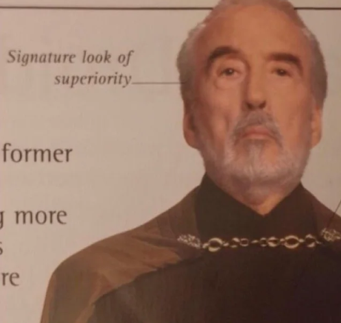 Signature Look of Superiority Meme Template