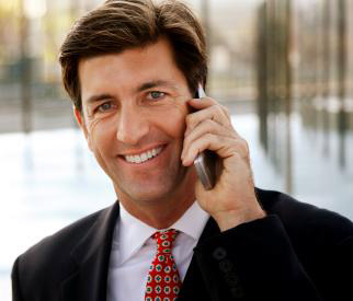 Stock Photo Businessman on Phone Meme Template