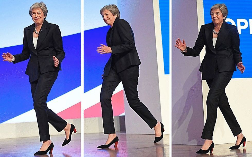 Theresa May Dancing Meme Template