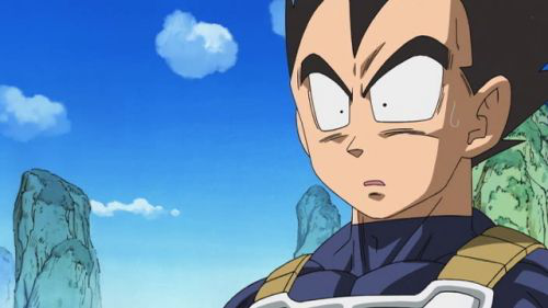 Vegeta Shocked Meme Template